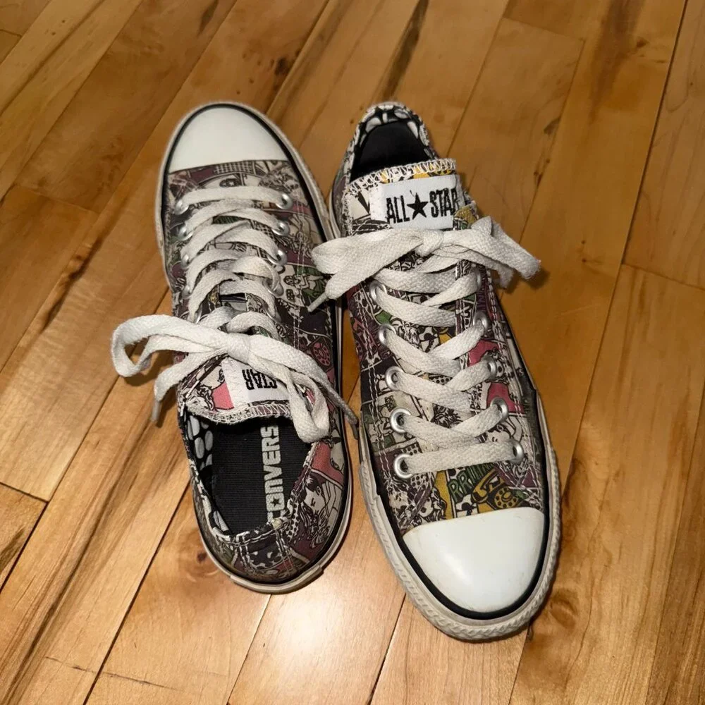 Converse Low Tops Chuck Taylor All Stars Comic Strip Unisex Mens‎ 5, Women's 7 - Picture 7 of 9